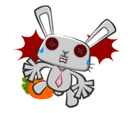 Button Bunny sticker #5634301