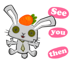 Button Bunny sticker #5634311