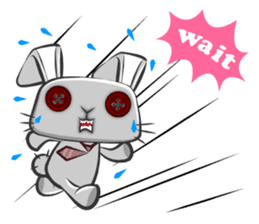 Button Bunny sticker #5634312