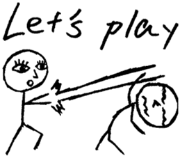 Trouble Stick sticker #5634427