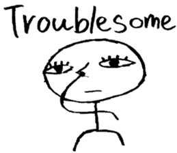 Trouble Stick sticker #5634437