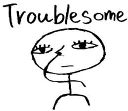 Trouble Stick sticker #5634437