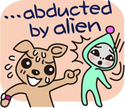 Dairy life of alien EARLGREY sticker #5634514