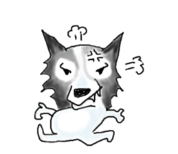 Mr.Very! Part 2 border collie sticker #5634769