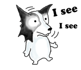 Mr.Very! Part 2 border collie sticker #5634771