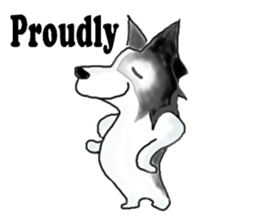 Mr.Very! Part 2 border collie sticker #5634772