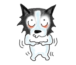Mr.Very! Part 2 border collie sticker #5634774