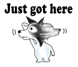 Mr.Very! Part 2 border collie sticker #5634775