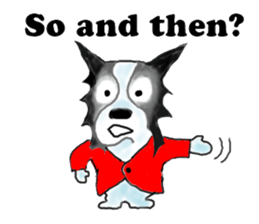 Mr.Very! Part 2 border collie sticker #5634778