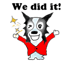 Mr.Very! Part 2 border collie sticker #5634779