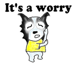 Mr.Very! Part 2 border collie sticker #5634780
