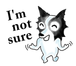 Mr.Very! Part 2 border collie sticker #5634782