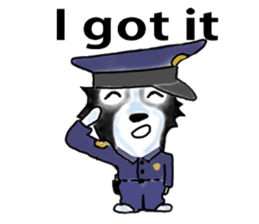 Mr.Very! Part 2 border collie sticker #5634798