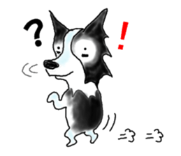 Mr.Very! Part 2 border collie sticker #5634801