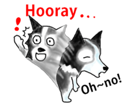 Mr.Very! Part 2 border collie sticker #5634803