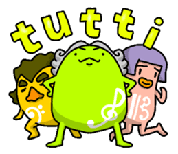 Let's talk with the music symbol sticker #5635242