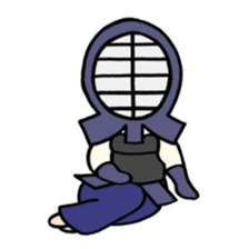 Kendo girl "YURUMI" sticker #5636085