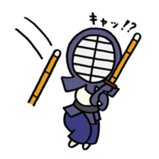 Kendo girl "YURUMI" sticker #5636086