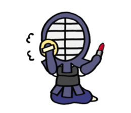 Kendo girl "YURUMI" sticker #5636098