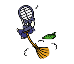 Kendo girl "YURUMI" sticker #5636105