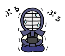 Kendo girl "YURUMI" sticker #5636111