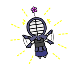 Kendo girl "YURUMI" sticker #5636115