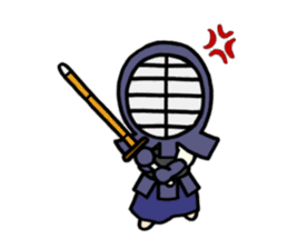 Kendo girl "YURUMI" sticker #5636121