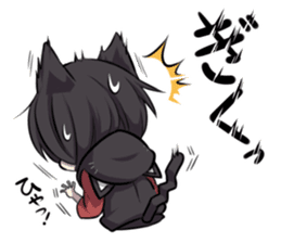 BLACK KITTEN 2 sticker #5636143