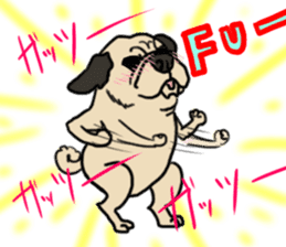 Pug dog Sticker sticker #5636710