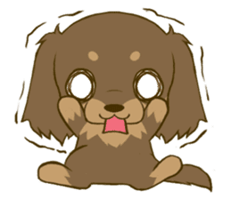 Dachshund tan sticker #5637373