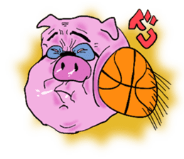 PIG MAN!! sticker #5637405