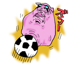 PIG MAN!! sticker #5637407