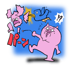 PIG MAN!! sticker #5637411
