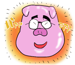 PIG MAN!! sticker #5637415