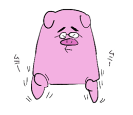 PIG MAN!! sticker #5637424
