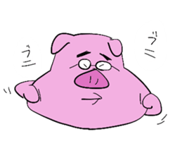 PIG MAN!! sticker #5637425