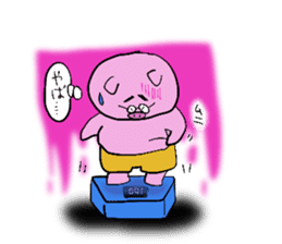 PIG MAN!! sticker #5637427