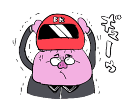 PIG MAN!! sticker #5637431