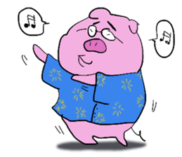 PIG MAN!! sticker #5637437