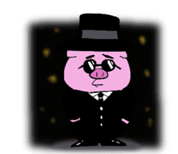 PIG MAN!! sticker #5637442