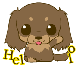 Dachshund tan 2 sticker #5637570