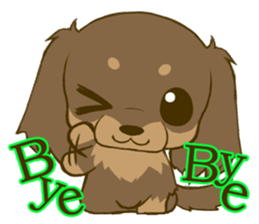 Dachshund tan 2 sticker #5637573