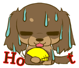 Dachshund tan 2 sticker #5637576