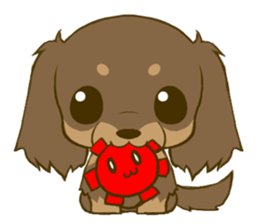 Dachshund tan 2 sticker #5637583