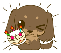 Dachshund tan 2 sticker #5637585