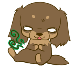 Dachshund tan 2 sticker #5637587