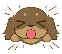 Dachshund tan 2 sticker #5637591