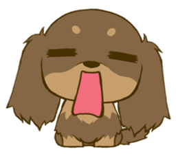 Dachshund tan 2 sticker #5637593