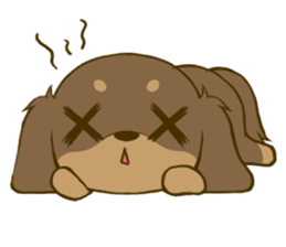 Dachshund tan 2 sticker #5637594