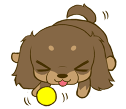 Dachshund tan 2 sticker #5637597